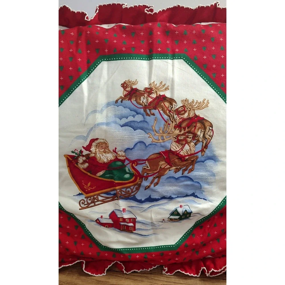 Twas The Night Before Christmas Collection St. Nicholas Hand Made  Pillow A2